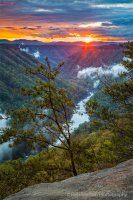 Beauty Mountain Sunset West Virginia New River Gorge Fayetteville WV.jpg