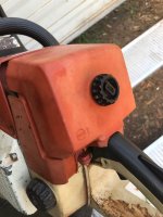 Red lever Stihl  Outdoor Power Equipment Forum