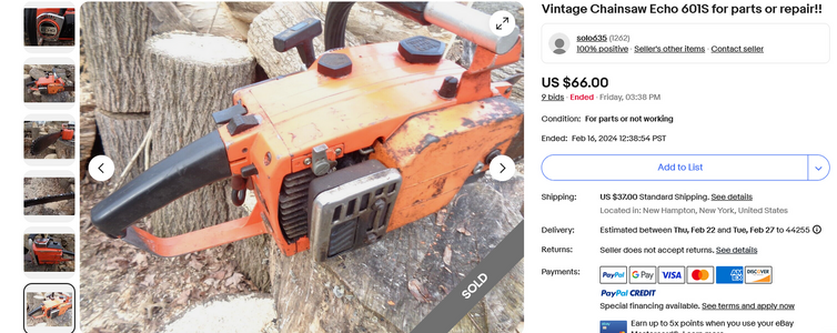 Screenshot 2024-02-17 at 04-21-37 Vintage Chainsaw Echo 601S for parts or repair!! eBay.png