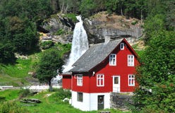 waterfall-red-house-norway-scandinavia-45138376.jpg