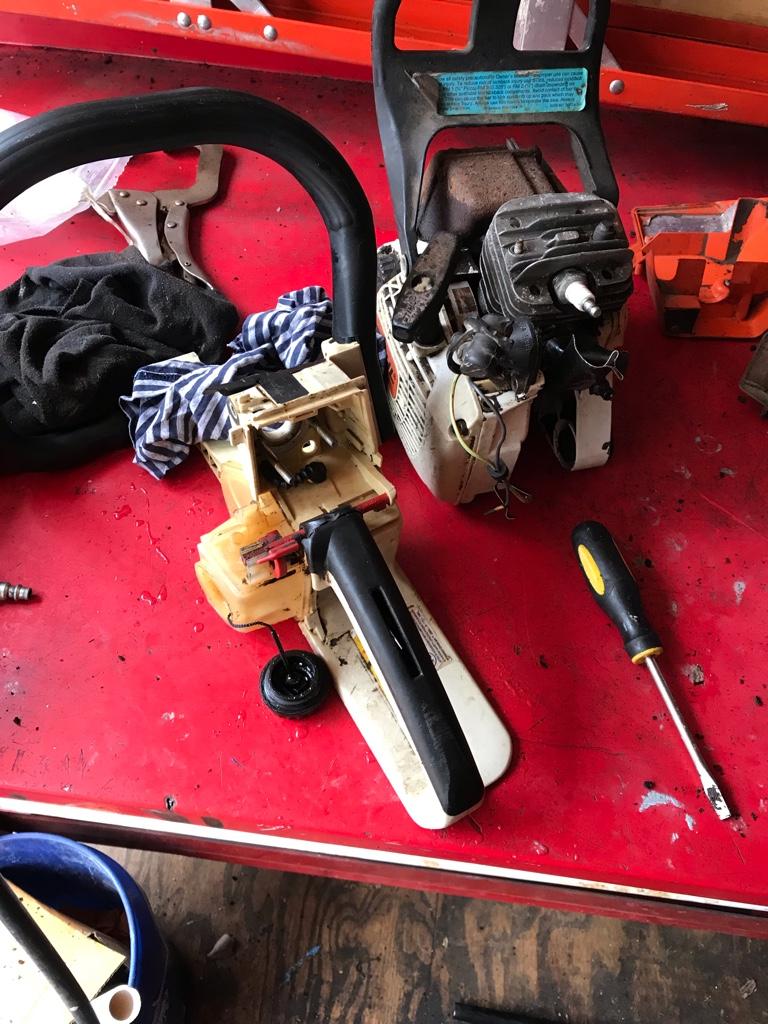 Stihl 026 pro chainsaw carburetor repair 